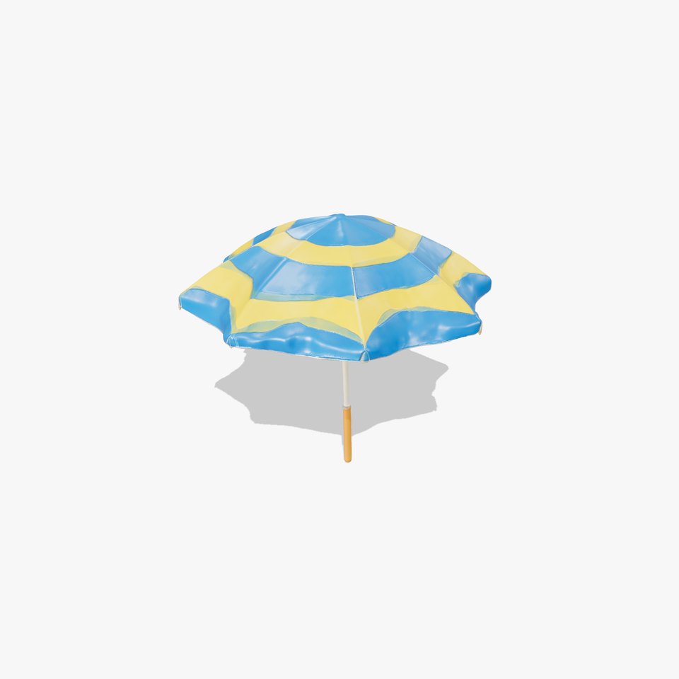 Striped Umbrella model pack